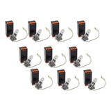 Kit Com 10 Lâmpadas Teslla H3 12v 55w Pk22s Com Inmetro