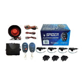 Alarma Spider Sr-2200 + 4 Seguros Electricos + 3 Relays