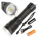 Linterna Recargable Alta Luz Led 5 Modos Zoom Profesional