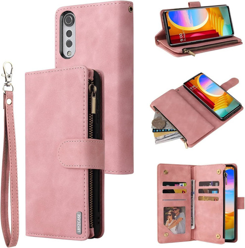 Funda Para Telefono Para LG Velvet 5g, LG Velvet 2020  Rosa