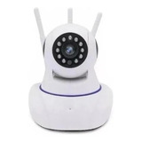 Cámara Seguridad Robotizada 3 Antenas Ip Visión Nocturna