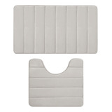 Conjunto De Tapetes De Banho V Memory Foam, Práticos Para 2