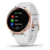 Smartwatch Garmin Vivoactive 4s White/ Rose Gold+ Lámina Gel