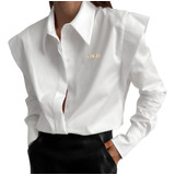 Camisa Hchc Simple Para Mujer, Elegante, Para Ir Al Trabajo