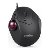 Ratón Perixx Trackball Usb Negro