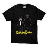 Playera Anime Dorohedoro Kaiman Nikaido Logo Amarillo 