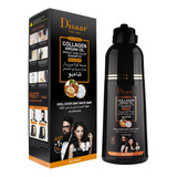 Shampoo Tinte Negro Para Cabello Barba Bigote