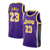 Camiseta Púrpura Swingman De Los Angeles Lakers