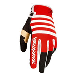 Guantes Fasthouse Speed Style Striper Rojo/ Negro Ciclismo