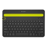 Teclado Bluetooth Logitech K480 Qwerty Inglês Us Cor Preto