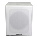 Subwoofer De Teatro En Casa Rockville Rock Shaker 8  Blanco 