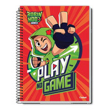 Caderno Espiral Robin Hood Play No Game 10 Matérias Credeal