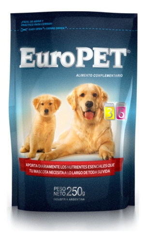 Alimento Complementario Europet Para Perros 250 Grs