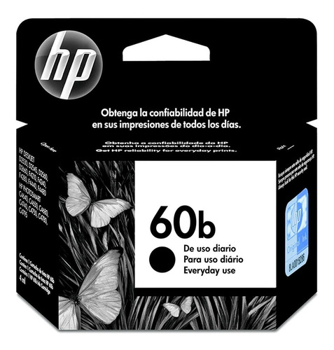 Cartucho Hp 60b Preto Original D1660 D2560 F4280 F4480 C4680