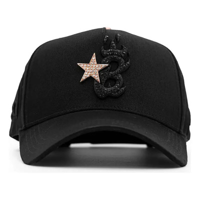 Sombreros Gorra Barbas Chrome I Dorado Negro\u002Fcalidad G5 Color Negro Talla M | Meses sin interés