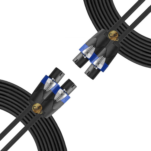 2 Cables Bafle Potencia Speakon Speakon 10 Mts 2x2.5 Mm Cjf