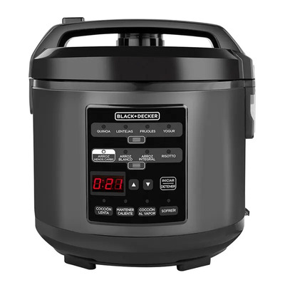 Olla Eléctrica Black+decker 12 Funciones Digital 500w Negro | Meses sin interés