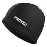 Gorro Natacion Adulto Pu Gorra Polyflex Elastico Impermeable Color Negro Diseño De La Tela Liso Tamaño Unico