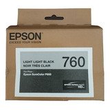 Cartucho De Tinta Epson 760 Light Light Black, Para P600