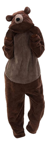 Pijama Para Dormir Con Forma De Oso Para Adultos, Holgado, D