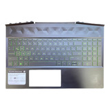 Teclado Hp 15-dk Series Gaming Iluminado Original Impecable 