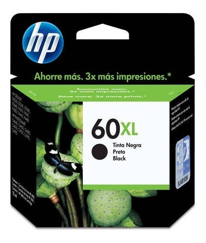 Cartucho De Tinta Hp 60xl Negro (cc641wl)