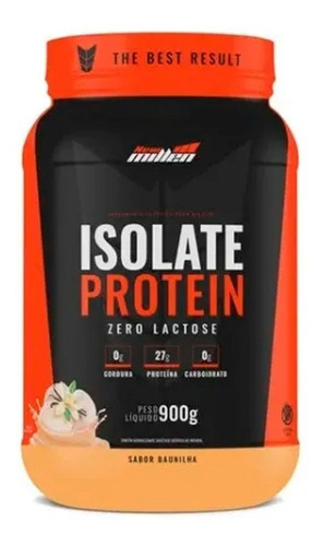 Isolate Protein New Millen 900g 0% Carb Lact Soja Baunilha