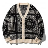 Knitting Sweater Korean Style Cashew Style Loose Cardigan