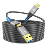 Cable Thunderbolt 4 De 40 Gbps 2 En 1 Usb C Cable 100 W E-ma