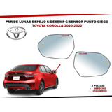 Lunas Espejo Toyota Corolla 20-22 C/desem/sensor Punto Ciego