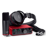 Pack De Grabación Focusrite Scarlett Solo Studio Pack 4ta Ge