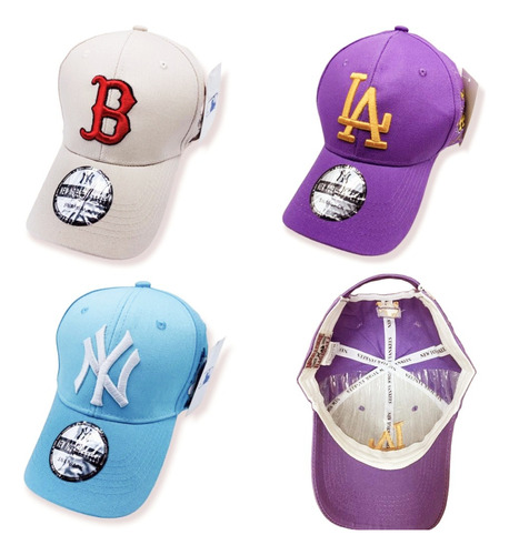 12 Gorras Con Visera Vintage Gastadas Premium Por Mayor