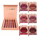 Set De 6 Lápices Labiales Mate De Larg - mL a $4613