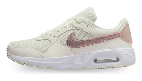 Tenis Nike Air Max Sc Ess Style Mujer-blanco/rosa