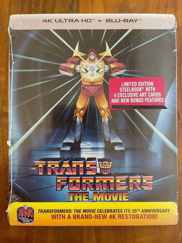 4k Blu-ray Steelbook Transformers - Lacrado