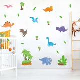 Vinil Decorativo  Dinosaurios Infantil Mod 263