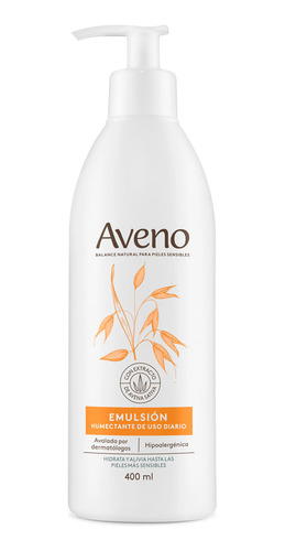 Crema Corporal Aveno De Avena Para Pieles Sensibles X 400 Ml