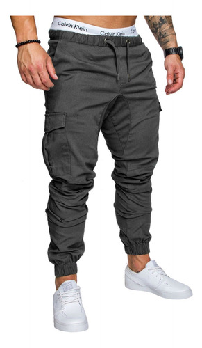 Pantalón Jogger De Varios Bolsillos Para Hombre