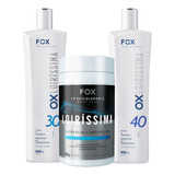 Kit 1 Pó Descolorante + 1 Ox 30vol + 1 Ox 40vol Loiríssima