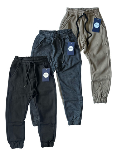 Kit 3 Calças Moletom Infantil Tamanho 4 Ao 16 Calça Moletom