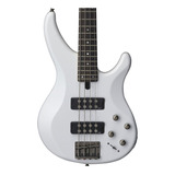 Yamaha Gtrbx304w Bajo Eléctrico 4 Cuerdas Blanco De Caoba