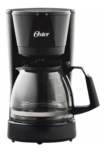 Cafetera Oster Semi Automática Negra De Filtro 220v