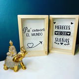 Alcancia De Madera Personalizada 30 X 20 Cm