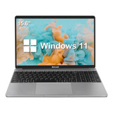 Ultrabook  Aocwei A3 Gris 15.6 , Intel Celeron J4105  6gb De Ram 256gb Ssd, Intel Uhd Graphics 600 60 Hz 1920x1080px Windows 11 Pro