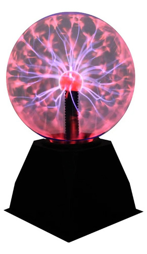 Globo De Plasma Light 20cm 110v Esfera Bola De Cristal 6'