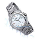 Reloj Longines Conquest Sport Wing Blanco Acero Cuarzo