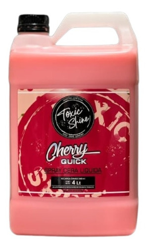 Toxic Shine Cherry Quick Brillo Final Líquido 4 Lts.