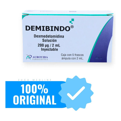 Dexmedetomidina Demibindo 200mcg\u002F2ml Inyectable Original | Meses sin interés