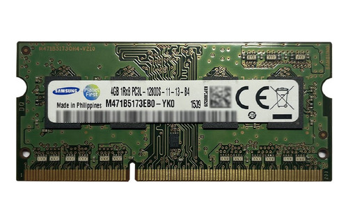 Memoria Ram Samsung Ddr3 4 Gb 1.35v 1600mhz Notebook