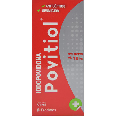 Povitiol 10 G\u002F100 Ml Sol. Tópica, 1 Frasco Gotero 60 Ml | MercadoLibre